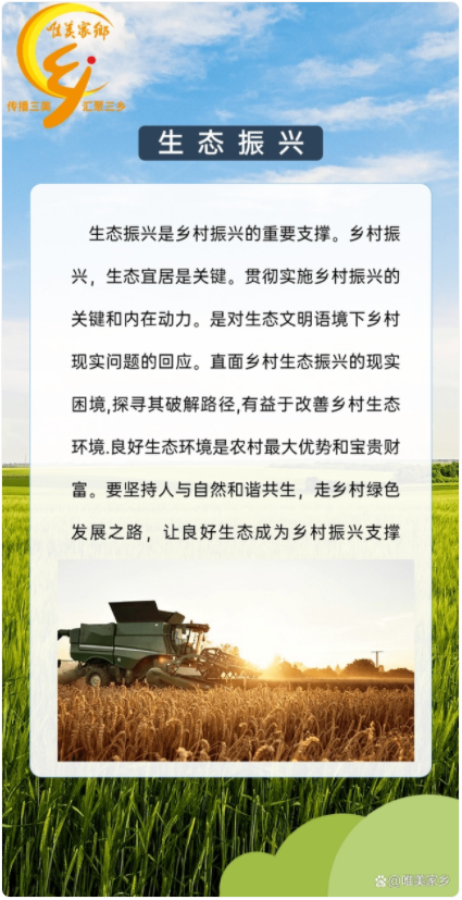 一图了解乡村振兴——五大振兴(图4)